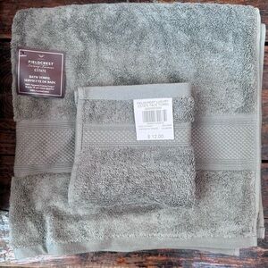 Fieldcrest Luxury Estate Bath Towel and Face Towel in Balsam